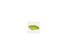 Rössler NATURE GREEN Ablagekorb für A4, Karton, stapelbar, grün, 3er Pack, 13351105000