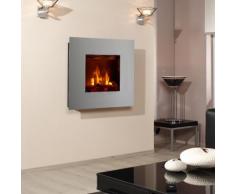 bergamo Galileo Opti-myst Elektrokamin: Graualuminium