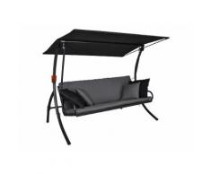 Elegance Style Hollywoodschaukel (3-Sitzer) Design Style grau
