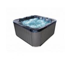 Whirlpool Dunkelgrau - Outdoor Spa - Badewanne - Outdoorwhirlpool - SANREMO