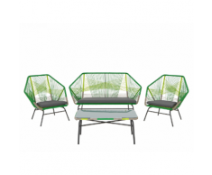 Copa 4-tlg. Lounge-Set, Zitrusgrün