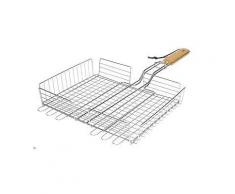 Grillkorb mit Holzgriff, 1 St