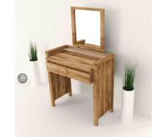 Massivholz Schminktisch aus Wildeiche geölt 85 cm breit