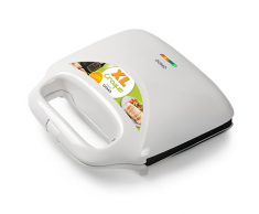 Domo DOMO Sandwichtoaster XL 900 W Weiß DO9056C