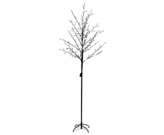 vidaXL Lichterbaum 180 cm 108 LEDs weiß 8 Funktionen