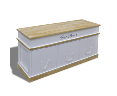 vidaXL Truhe Schuhtruhe Schuhschrank Bank Sitzbank Speicherbank