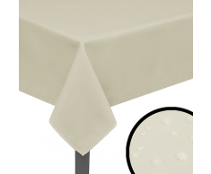 vidaXL Tischdecken 5 Stk Creme 130x130 cm