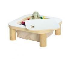 Worlds Apart Kindertisch Star Bright 56x56x30 cm Beige WORL230015
