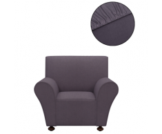 vidaXL Sofahusse Stretchhusse Sofabezug Anthrazit Polyester Jersey