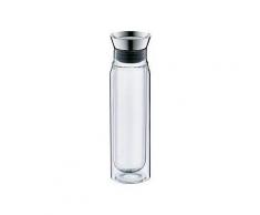 Alfi Glaskaraffe flowMotion, doppelwandig, Aus besonders stabilem Borosilikatglas, Fassungsvermögen: 750 ml
