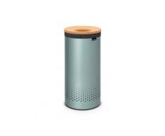 Brabantia Wäschebox mit Korkdeckel, 35 Liter Fassungsvermögen, Farbe: Mint