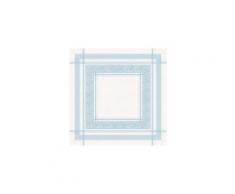 Mank Linclass-Tischdecken Structure "INA", 80 x 80 cm, 1/4 Falz, 70 g, 1 Karton = 50 Tischdecken, grau-petrol
