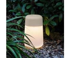 FontanaArte Koho Bodenleuchte ø 17 H: 28 cm, grau 4249G, EEK: A+. Diese Leuchte enthält eingebaute LED-Lampen. A++ (LED), A+ (LED), A (LED). Die Lampen können in der Leuchte nicht ausgetauscht werden.