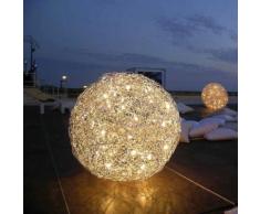 Catellani & Smith FIL DE FER Terra Outdoor IP65 LED Bodenleuchte Ø 70 cm, aluminium F7IP, EEK: A+. Diese Leuchte ist geeignet für Leuchtmittel der Energieklassen: A++, A+, A, B, C. Die Leuchte wird verkauft mit einem Leuchtmittel der Energieklasse: A+.