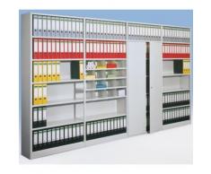 Büro-Steckregal, mit Rückwand - Regalhöhe 2250 mm -