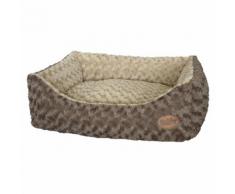 Nobby Hundebett eckig Lican beige/braun, Maße: 110 x 80 x 25 cm