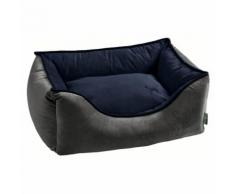 Hunter Hundesofa Bristol anthrazit/dunkelblau, Größe: S