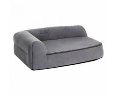 Karlie Flamingo Hundebett Ortho Visco eckig grau, Maße: 120 x 82 x 21 cm