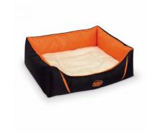Nobby Hundebett eckig Davia orange, Maße: 75 x 60 x 23 cm