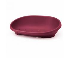 Nobby Kunststoff Bett Snooze cranberry rot für Hunde, Maße: 71 cm