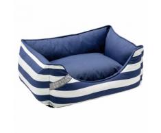 Hunter Hundesofa Binz blau/weiß, Größe: S
