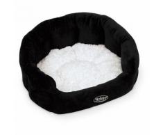 Nobby Hundebett Elui schwarz/weiß, Maße: 65 x 57 x 22 cm