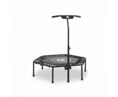 KLARFIT - Jumpanatic Fitness-Trampolin 44“ / 112 cm Ø Griffstange klappbar