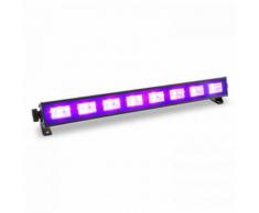 Beamz - BUV93 LED-Bar 8x3W Schwarzlicht UV LED-Leiste mit Schalter