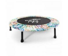 KLARFIT - Rocketbaby 4 Trampolin 96cm Sprungfläche Blumenmuster
