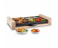 Klarstein - Lumberjack Elektrogrill Tischgrill 2300W rustikal Holz