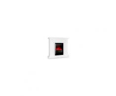 Klarstein - Chamonix Elektrischer Kamin Heizlüfter 2000 W Thermostat Wochentimer Fernbedienung