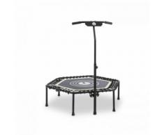 KLARFIT - Jumpanatic Fitness-Trampolin 44“ / 112 cm Ø Griffstange klappbar