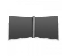 Blumfeldt - Bari Doppio 616 Doppel-Seitenmarkise 6x1,6m Aluminium anthrazit
