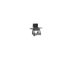 Klarstein - Bigfoot Holzkohlegrill Smoker BBQ-Grill 55 x 40 cm Stahl schwarz