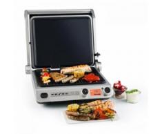 Klarstein - Grand Gourmet 3-in-1 Kontaktgrill 2000W 160-230°C Glaskeramik schwarz