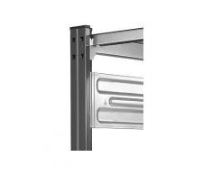 Kappes T-Profil f. Steckregal L2000 mm RAL 7016 mit RasterPlan Lochung