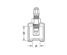 KS Tools Kugelgelenk-Abzieher-Glocke VIBRO-IMPACT, 30mm