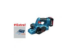 Bosch Akku-Hobel GHO 18 V-Li, mit 2 x 5,0 Ah Li-Ion Akku, L-BOXX, Gedore-BOXX