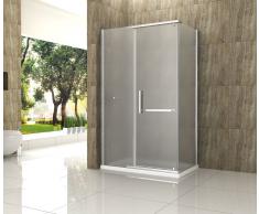 Duschkabine OPARGO-FR 120 x 80 x 195 cm ohne Duschtasse