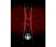 Star Wars Lava-Lampe Glitzer Leuchte Lizenzware schwarz-rot 40cm (Bundle)