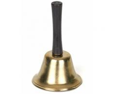 Glocke Weihnachtsmann Kostüm-Zubehör gold-schwarz