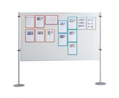 QUIPO Magnettafel - weiß, mit Metallstativ - BxT