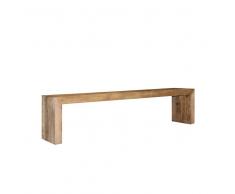 Gartenbank aus Teak Massivholz ohne Lehne