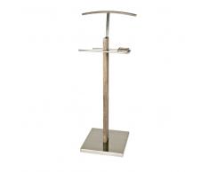 Kleiderbutler in Eiche Trüffel Dekor Metall
