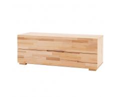 Lowboard aus Kernbuche Massivholz 120 cm