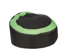 Bodenkissen in Schwarz Grün modern