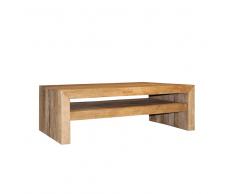 Massivholz Couchtisch aus Teak 140 cm