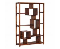 Standregal aus Sheesham Massivholz modern