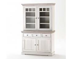 Buffetschrank aus weißem Kieferholz Massivholz