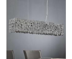 Design Pendelleuchte im Industry Look Stahlplatten